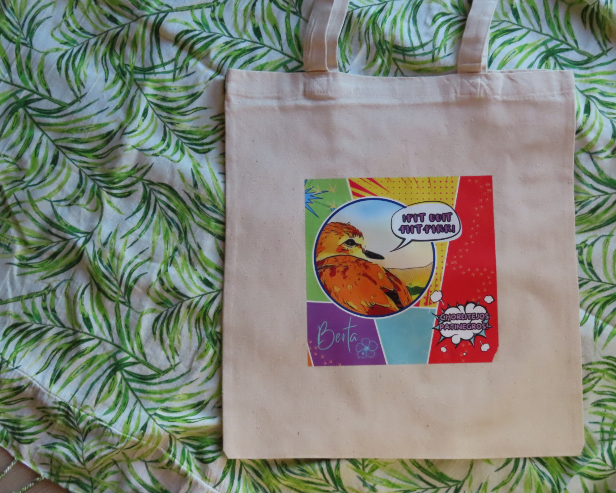 Tote bag de algodón natural - 1