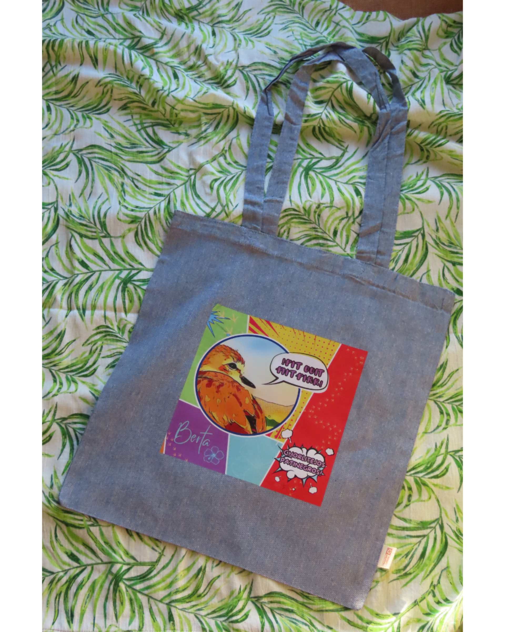 Tote bag de algodón reciclado: Cómic Berta - 5