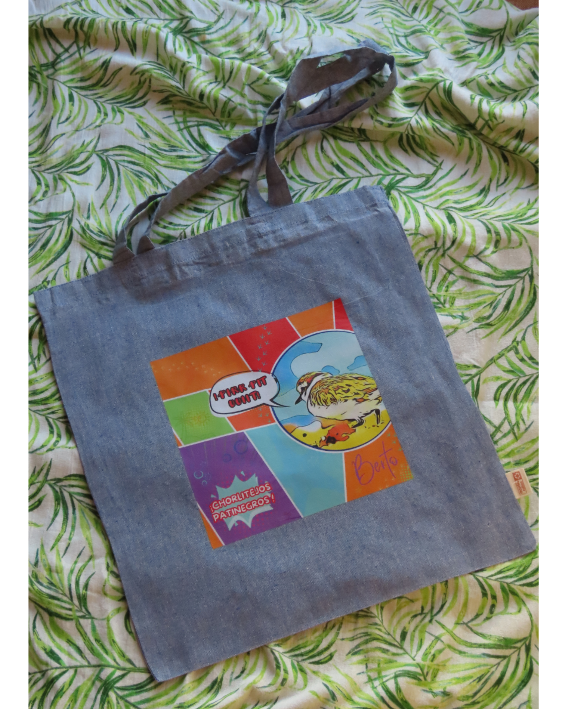 Tote bag de algodón reciclado: Cómic Berto - 2